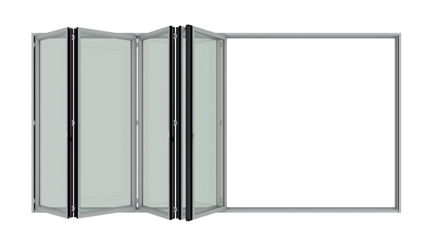 Detail-Falt-Schiebesystem Sunflex