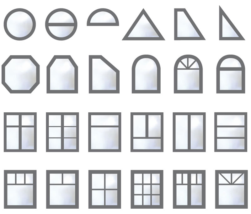 Fensterformen Unilux