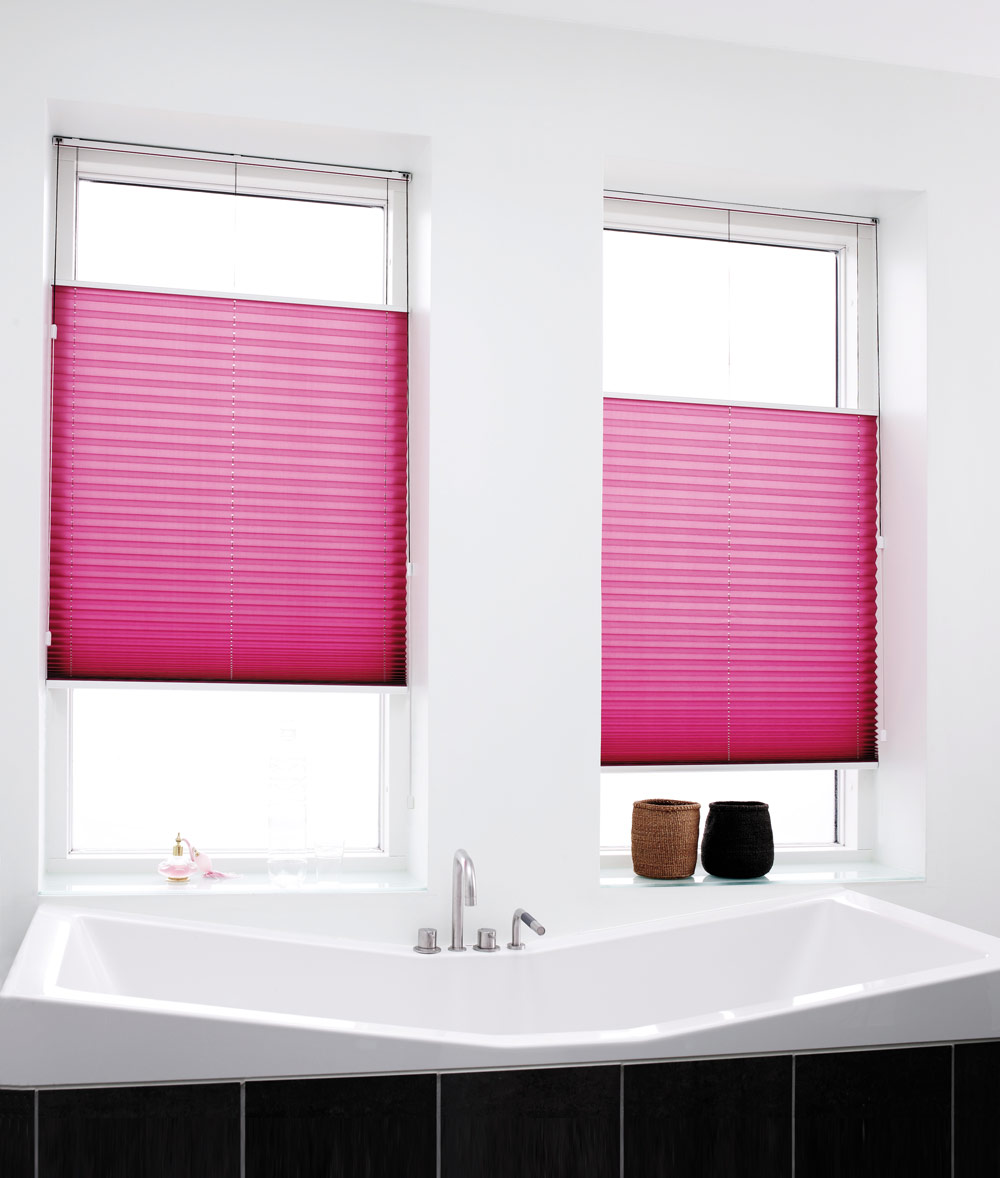 Plissee pink